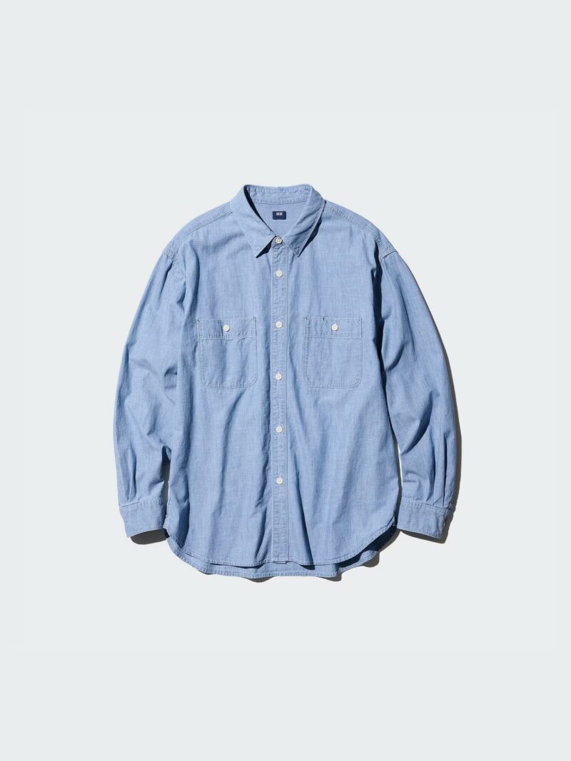 SURCHEMISE UNIQLO EN CHAMBRAY – Image 3