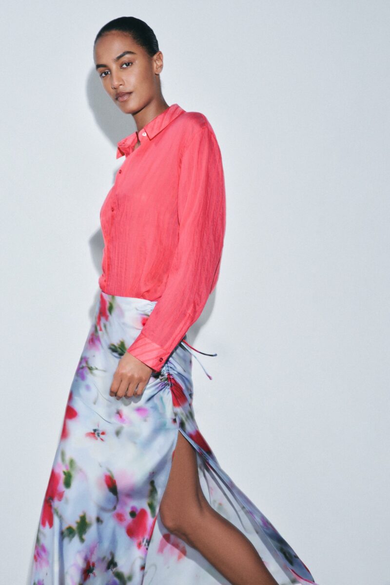CHEMISE À RAYURES TISSÉE – Image 3