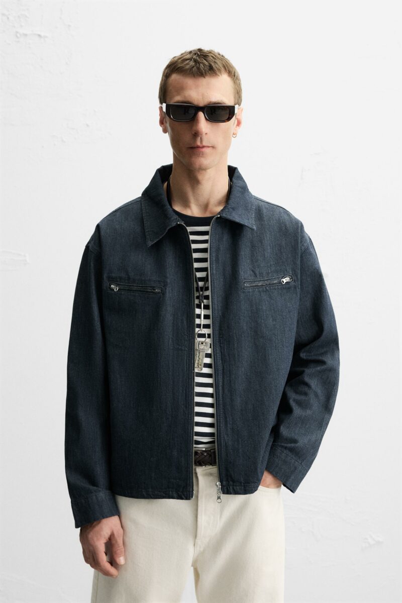 BLOUSON REGULAR FIT ZIPPÉ – Image 3
