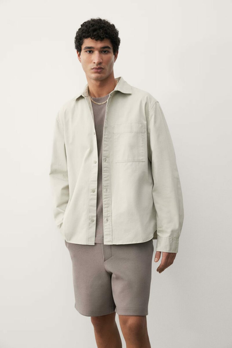 SURCHEMISE REGULAR FIT EN TWILL – Image 3