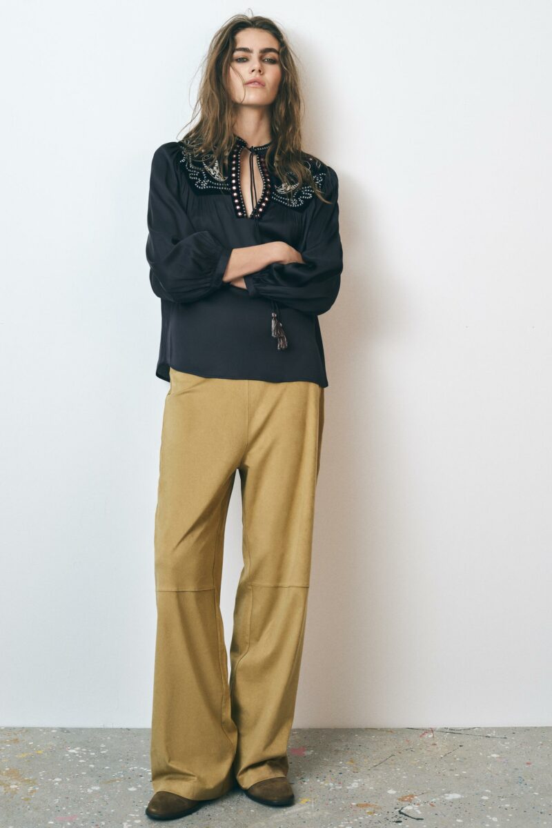 BLOUSE BIMATIÈRE EN VELOURS – Image 4