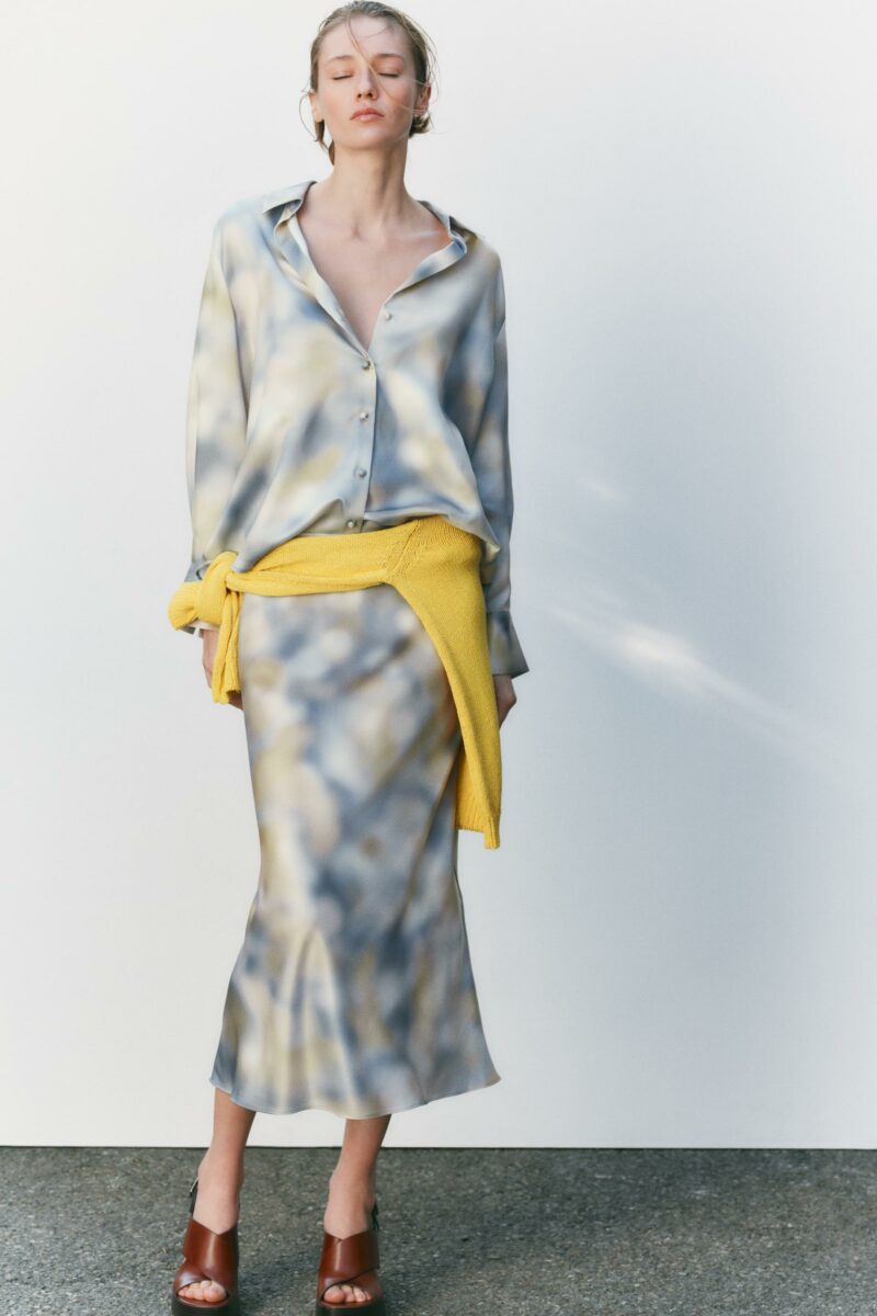 CHEMISE SATINÉE TIE & DYE – Image 4