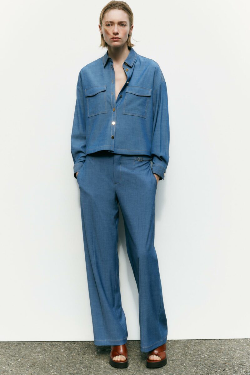 CHEMISE À POCHES PLAQUÉES – Image 4