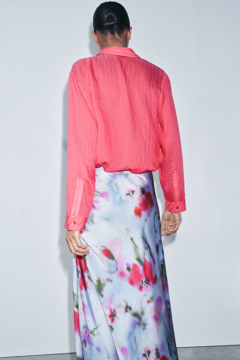 CHEMISE À RAYURES TISSÉE – Image 4