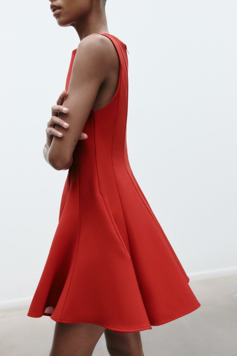ROBE COURTE ÉVASÉE – Image 4