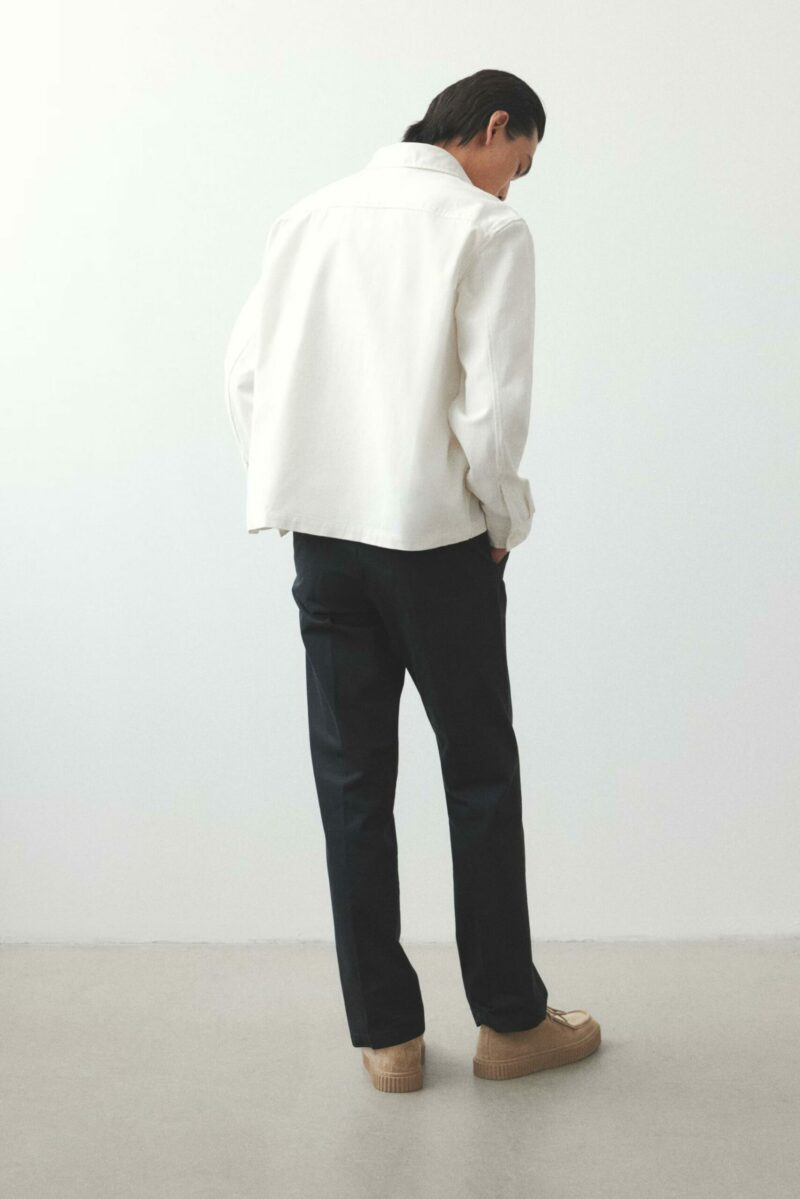 SURCHEMISE REGULAR FIT EN TWILL DE COTON – Image 4