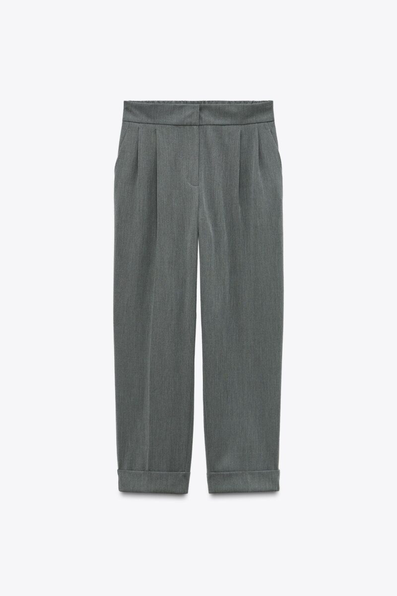 PANTALON AVEC PINCES ET OURLETS À REVERS – Image 5