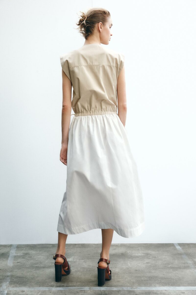 ROBE BIMATIÈRE EN POPELINE – Image 5