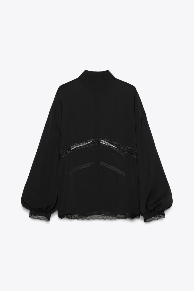 CHEMISE FLUIDE AVEC ENTRE-DEUX – Image 5