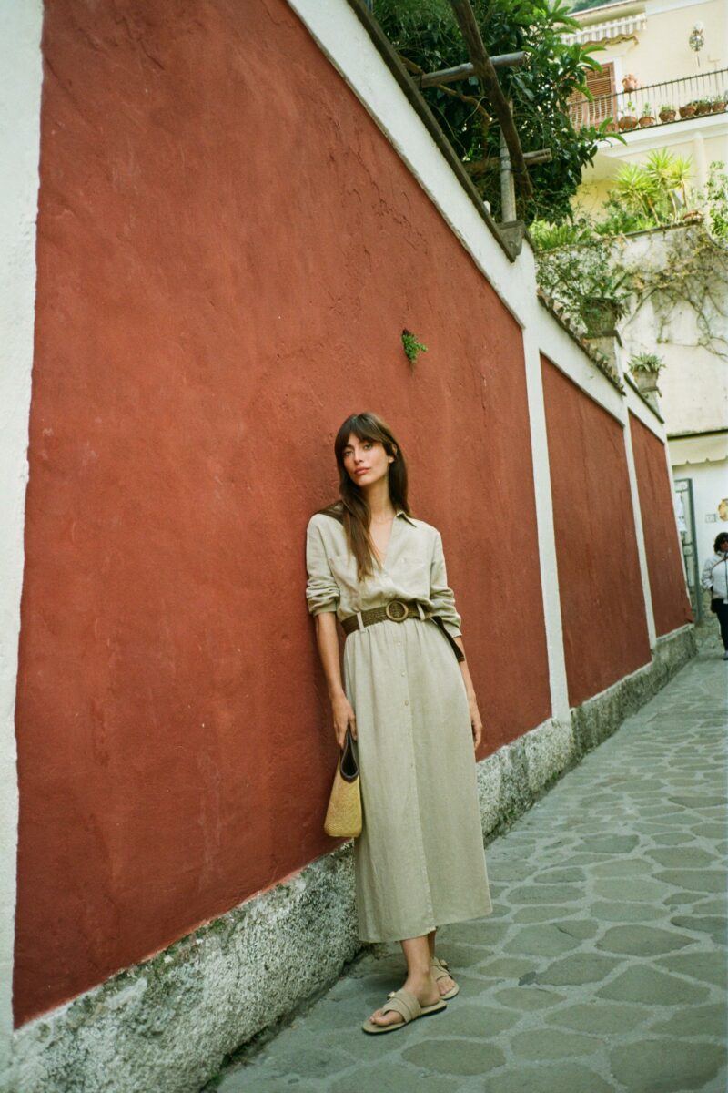 ROBE MI-LONGUE AVEC CEINTURE – Image 5