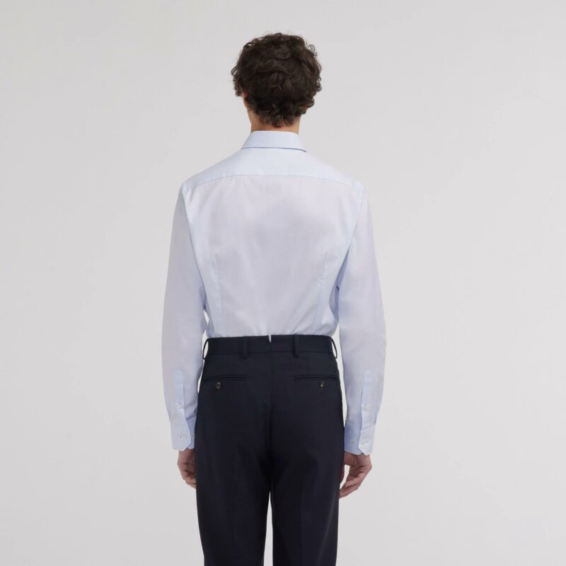 CHEMISE ATELIER PRIVE SLIM FIT STRETCH BLANCHE COL ITALIEN – Image 5