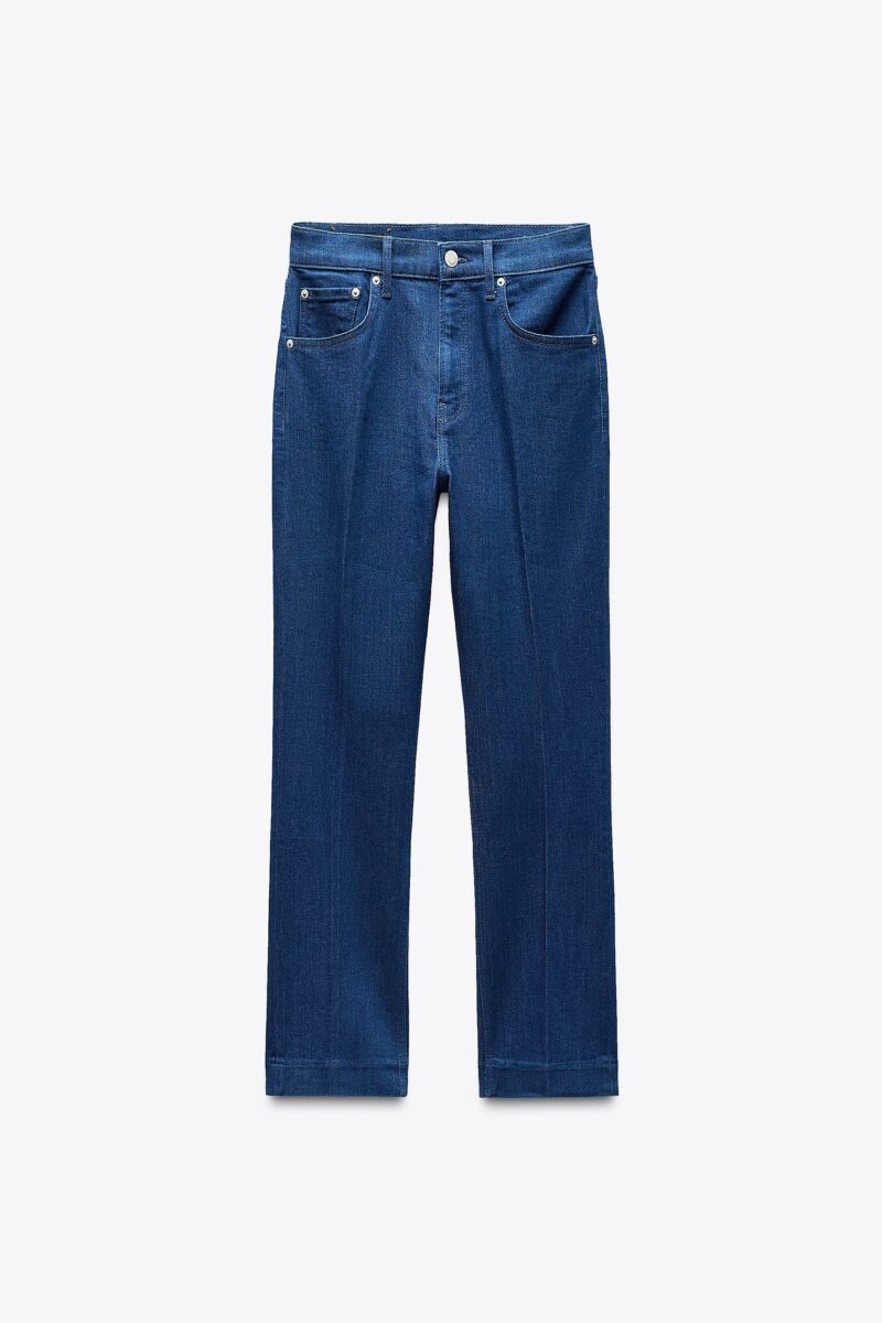 JEAN BOOTCUT TAILLE HAUTE CROPPED – Image 5