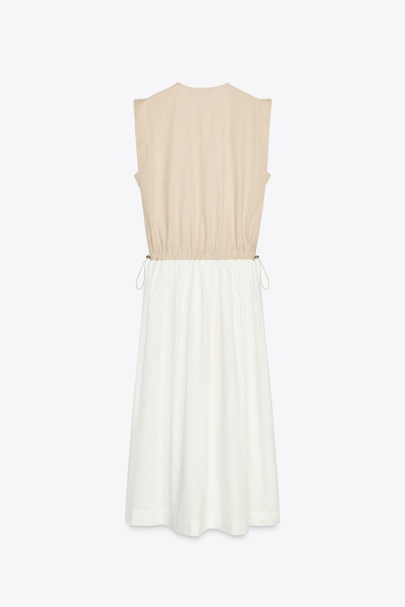 ROBE BIMATIÈRE EN POPELINE – Image 6