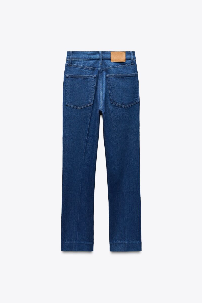 JEAN BOOTCUT TAILLE HAUTE CROPPED – Image 6