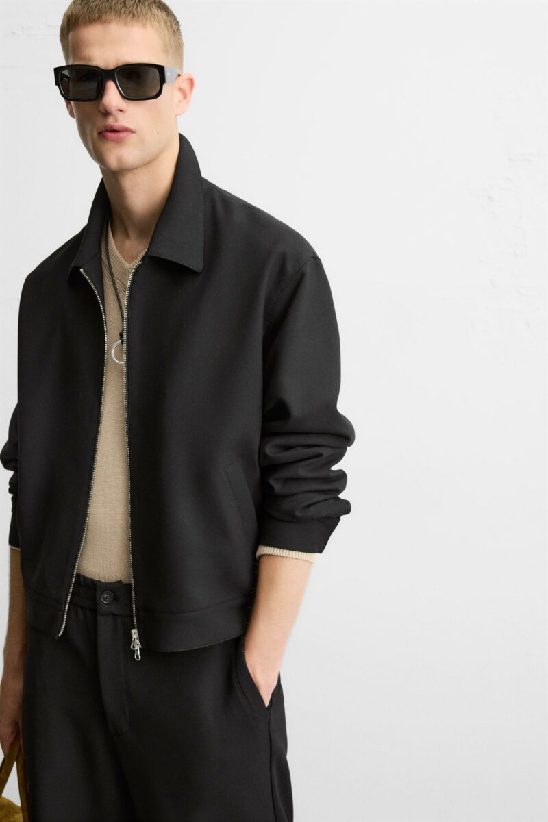 BLOUSON REGULAR FIT ZIPPÉ – Image 6