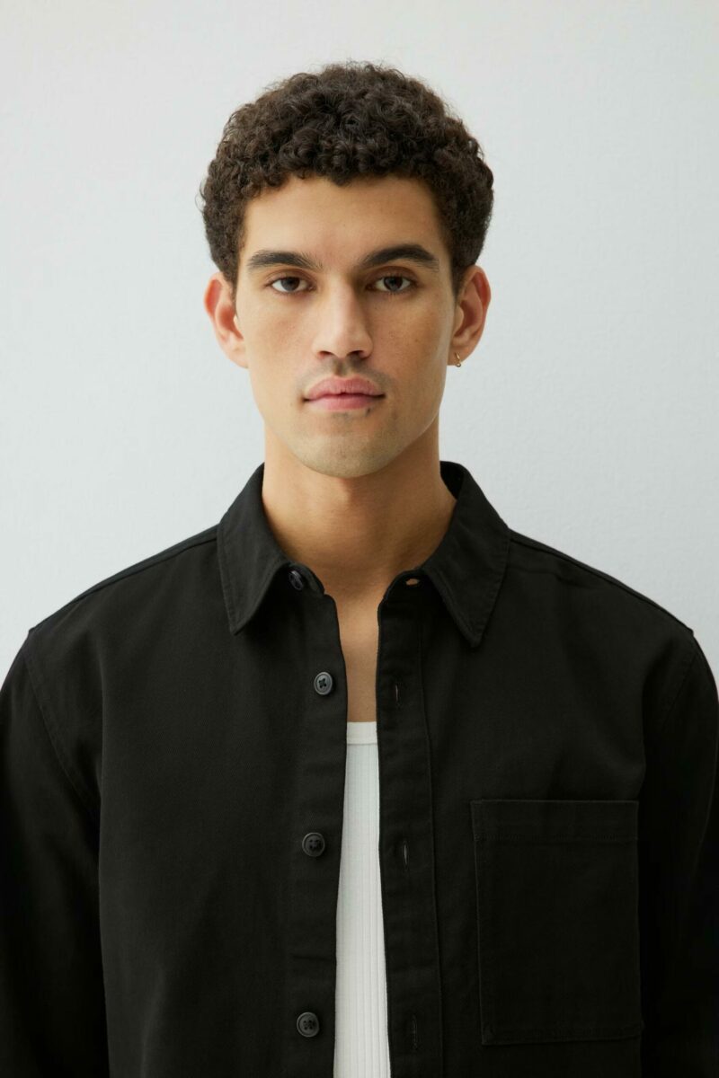SURCHEMISE REGULAR FIT EN TWILL DE COTON – Image 6