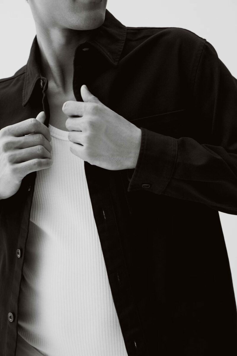 SURCHEMISE REGULAR FIT EN TWILL DE COTON – Image 7