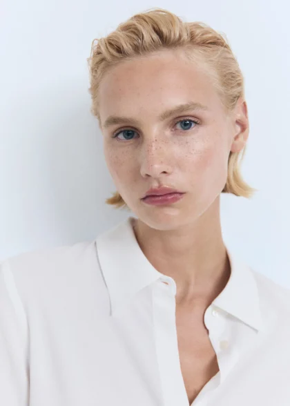 CHEMISE FLUIDE MANCHES LONGUES