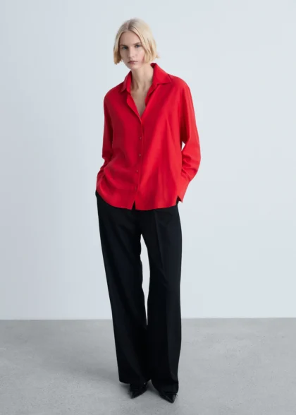 CHEMISE FLUIDE MANCHES LONGUES