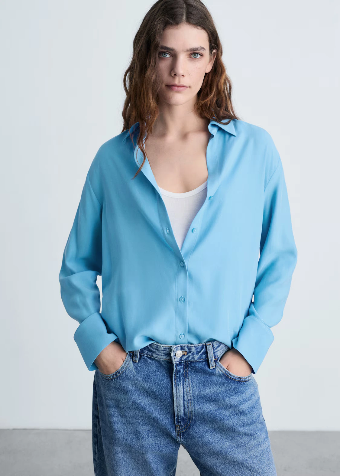 CHEMISE FLUIDE MANCHES LONGUES