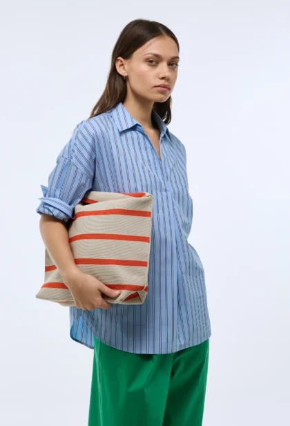 BLOUSE MANCHES TROIS QUART EN COTON BIO GOTS