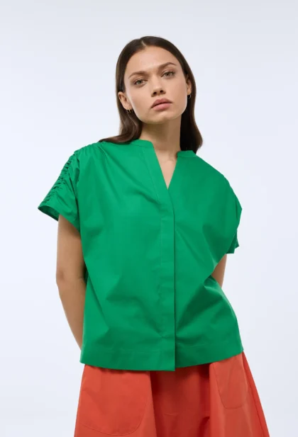 TOP SANS MANCHES UNI EN COTON BIO GOTS