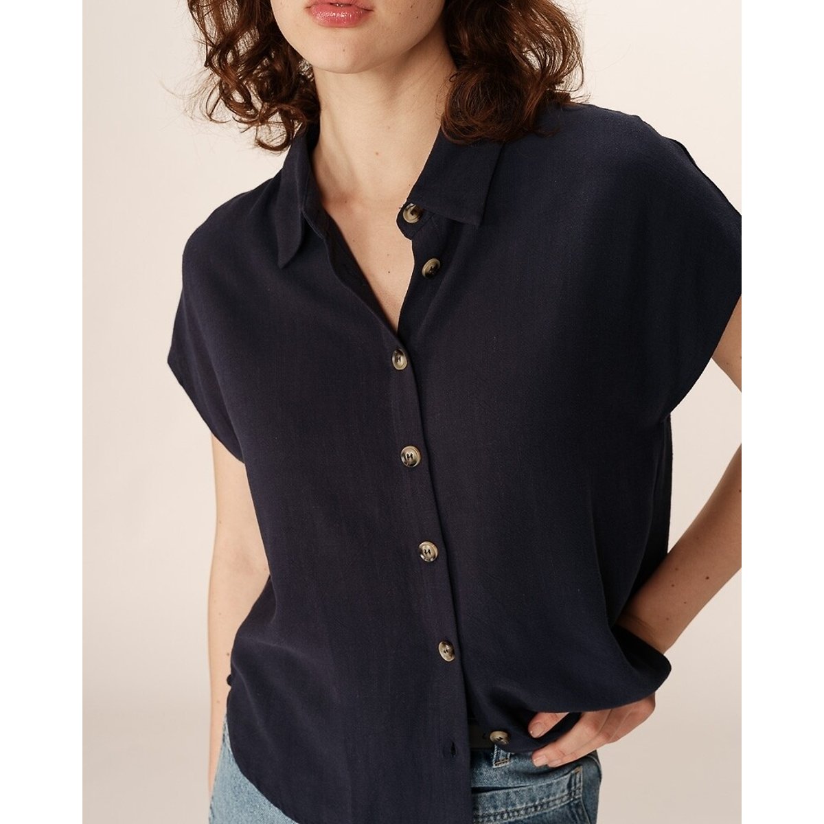 CHEMISE FLUIDE GRACE&MILA A MANCHES COURTES – Image 3