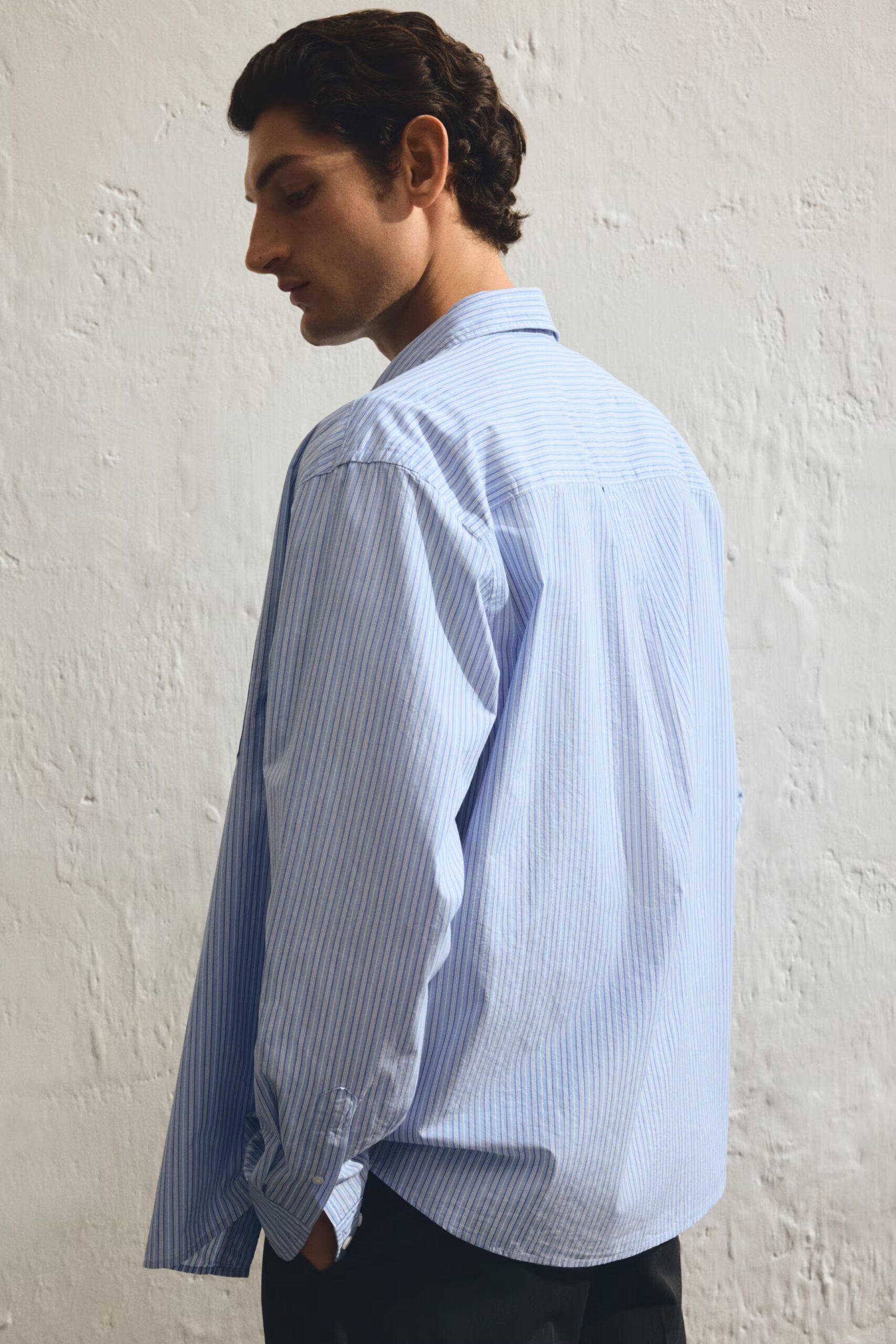 CHEMISE LOOSE FIT EN POPELINE – Image 3
