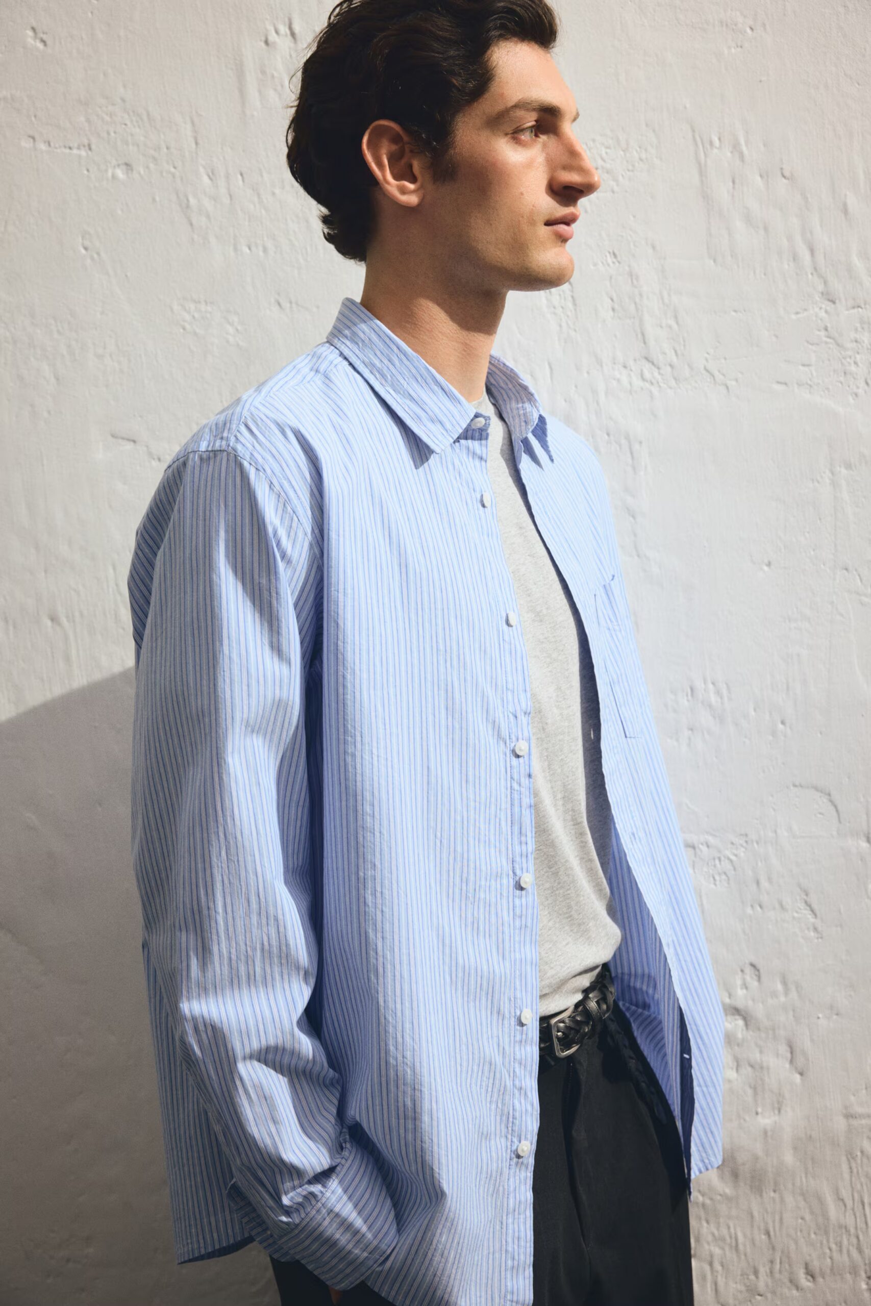 CHEMISE LOOSE FIT EN POPELINE – Image 4