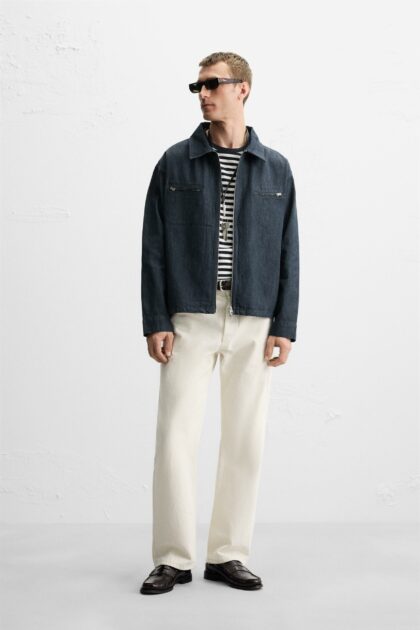 BLOUSON REGULAR FIT ZIPPÉ