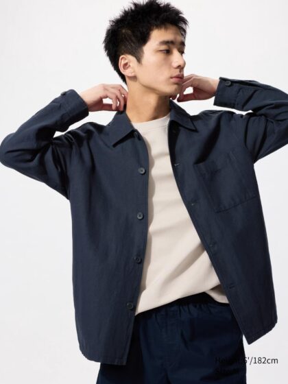 SURCHEMISE UNIQLO EN LIN MELANGE