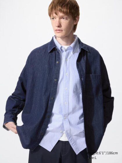 SURCHEMISE UNIQLO EN DENIM