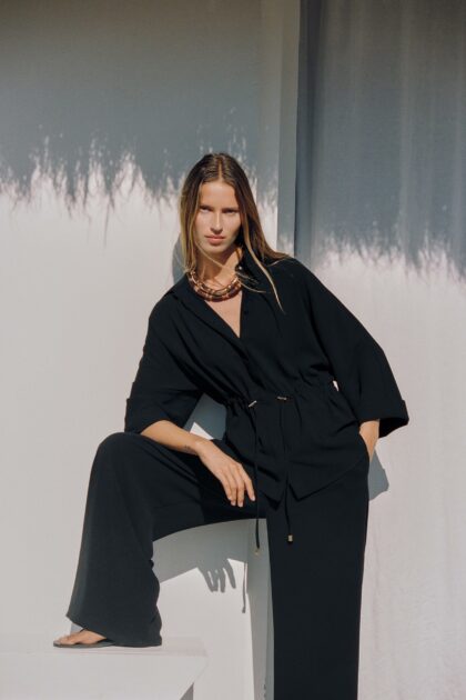 CHEMISE KIMONO FRONCÉE