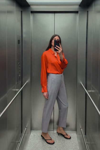 CHEMISE FLUIDE SATINÉE