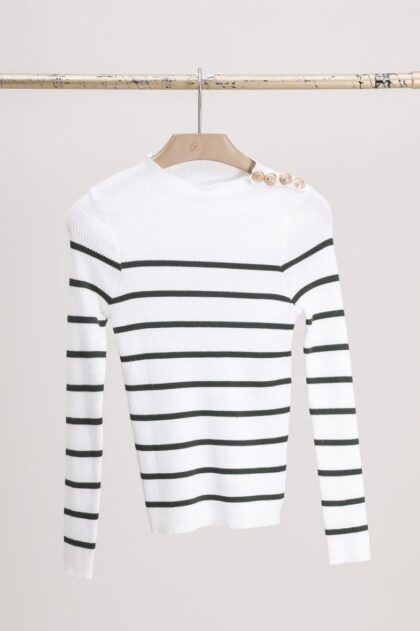 MARINIERE Ecru / Kaki