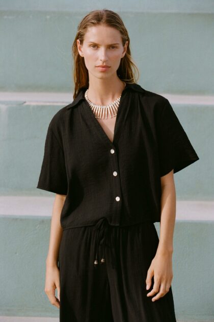 CHEMISE À MANCHES COURTES