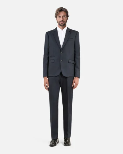 COSTUME THE KOOPLES EN LAINE BLEU PETROLE