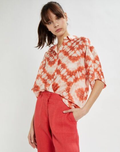 CHEMISE STELLA FOREST IMPRIME CORAIL
