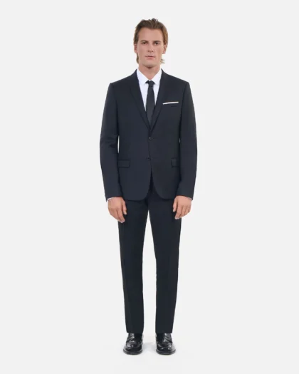 COSTUME THE KOOPLES EN LAINE NOIRE COUPE AJUSTÉE