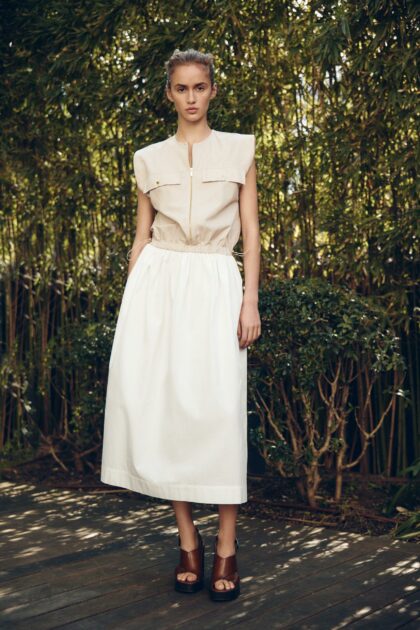 ROBE BIMATIÈRE EN POPELINE