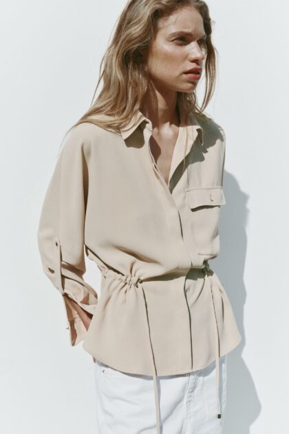 CHEMISE EN CRÊPE SAFARI