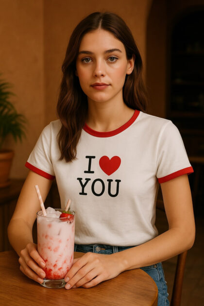 T-SHIRT "I ❤️ YOU"