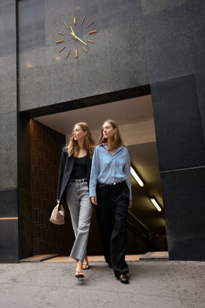 JEAN DROIT À TAILLE HAUTE