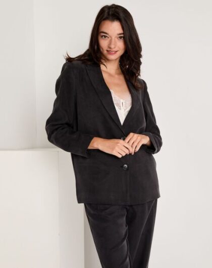 VESTE TAILLEUR SEE U SOON NOIRE