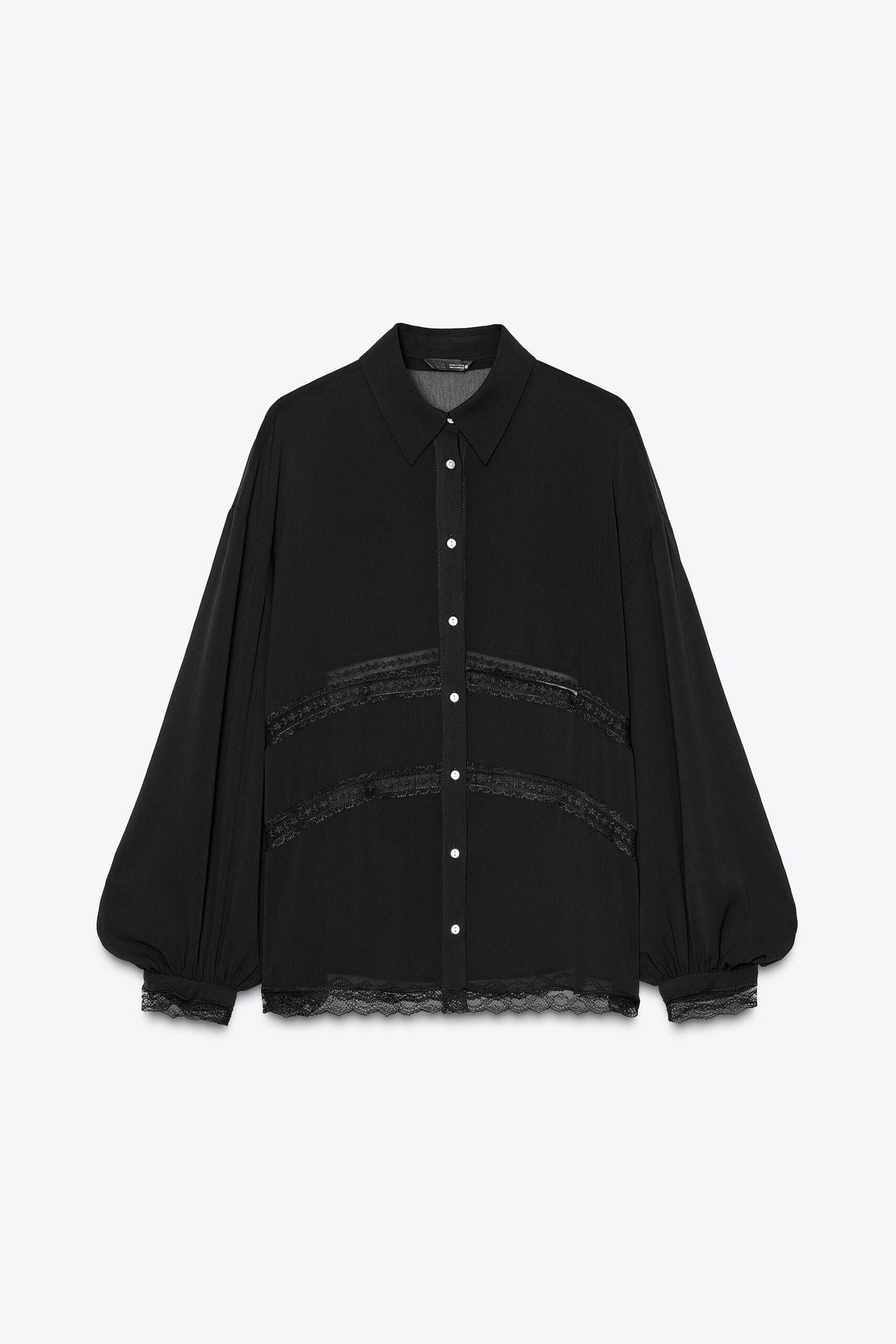 CHEMISE FLUIDE AVEC ENTRE-DEUX – Image 4