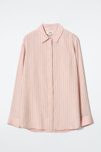 CHEMISE DÉCONTRACTÉE RAYÉE ROSE COS