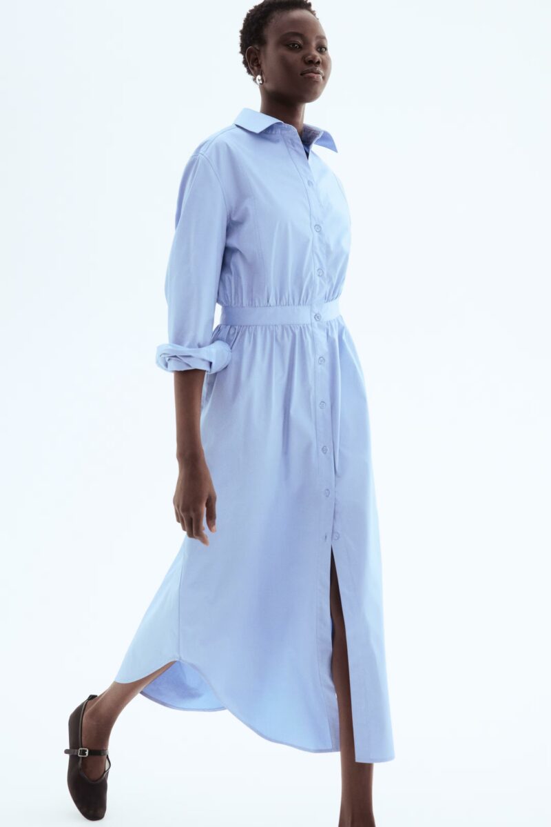 ROBE CHEMISE EN COTON – Image 3