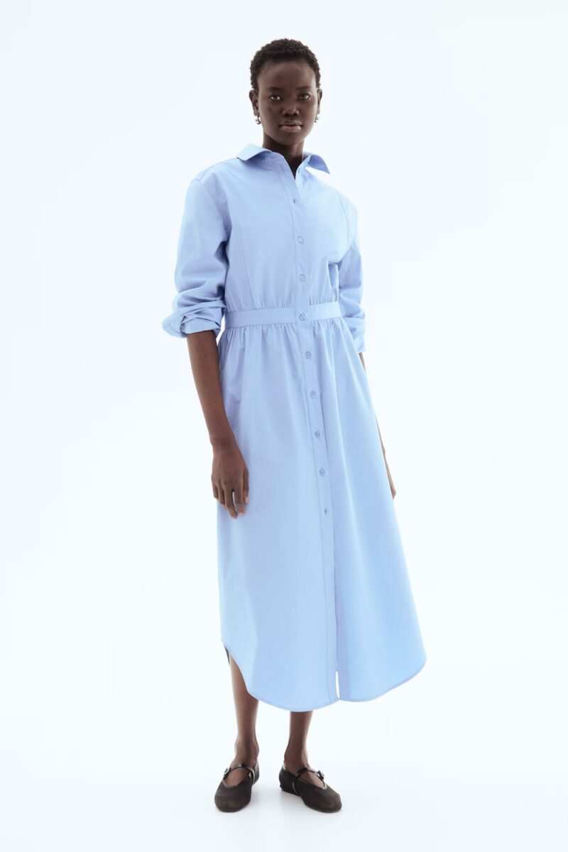 ROBE CHEMISE EN COTON – Image 5