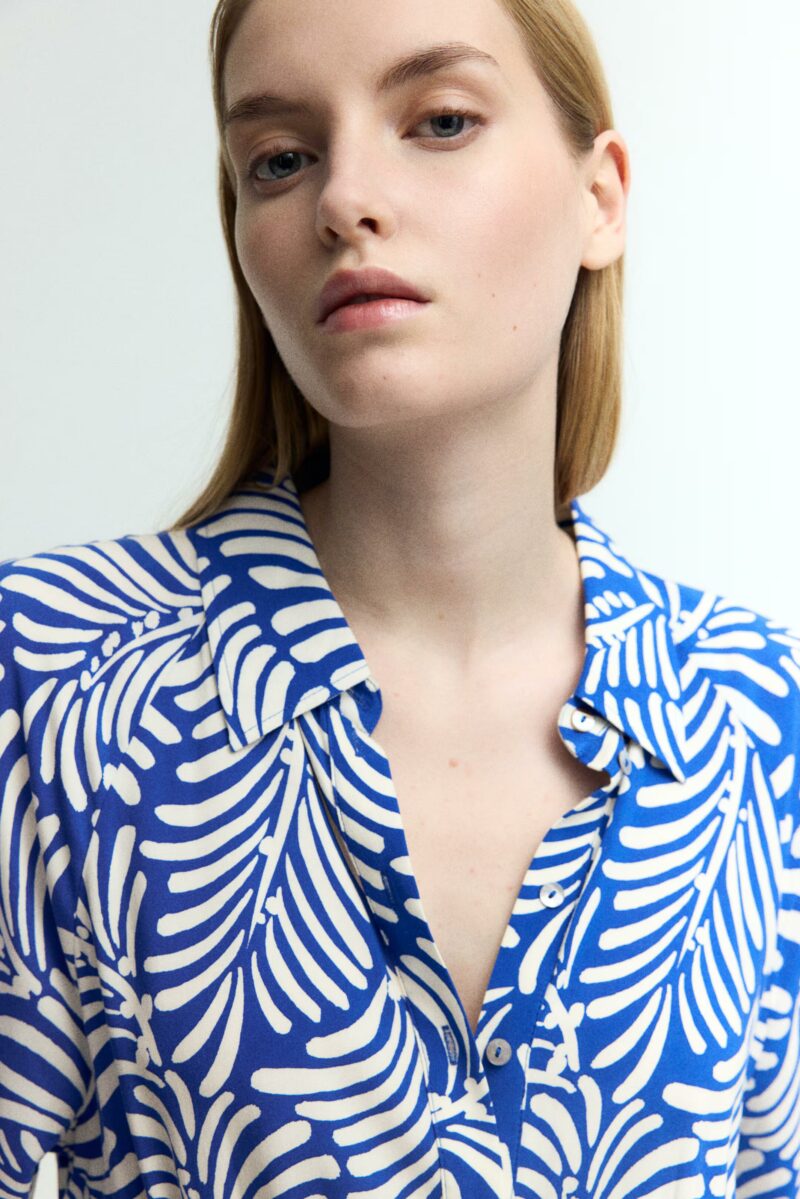 ROBE CHEMISE AVEC CEINTURE À NOUER – Image 2