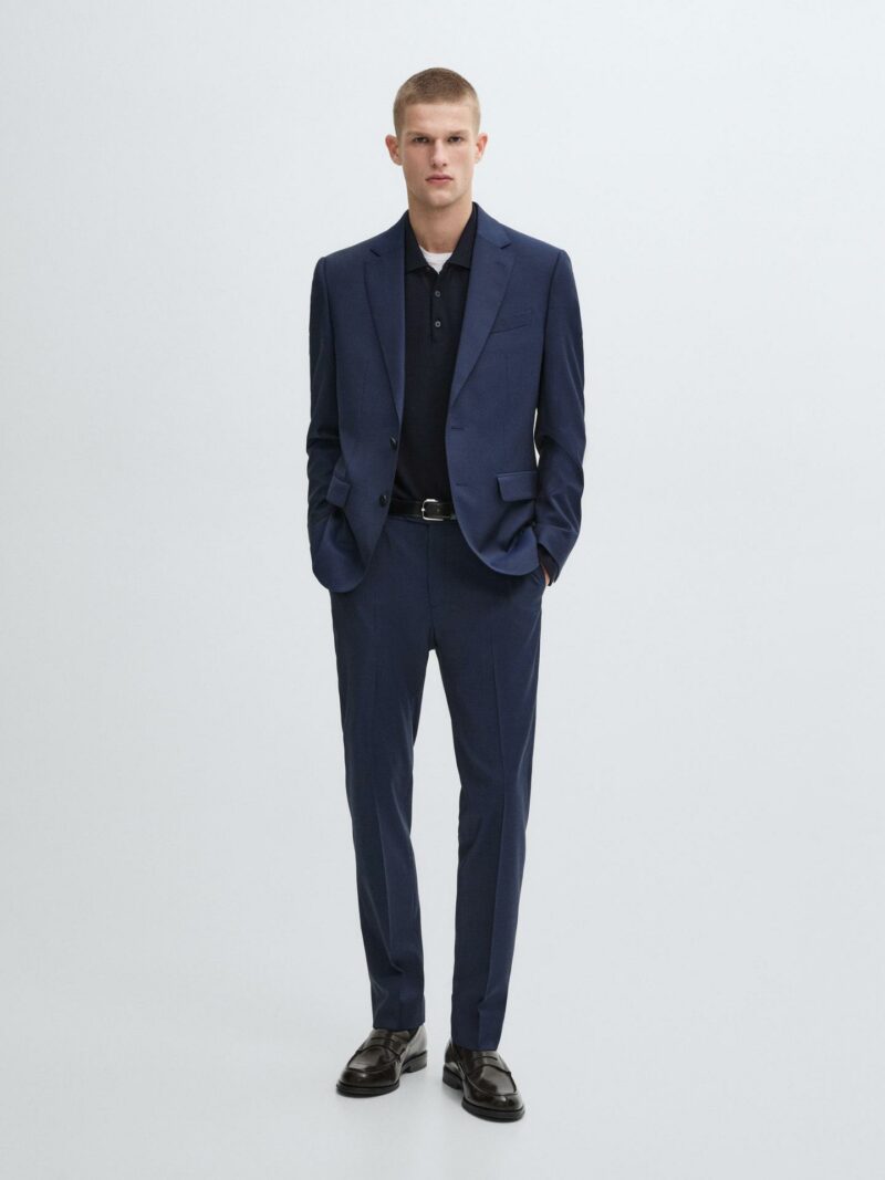 COSTUME MASSIMO DUTTI 100% LAINE